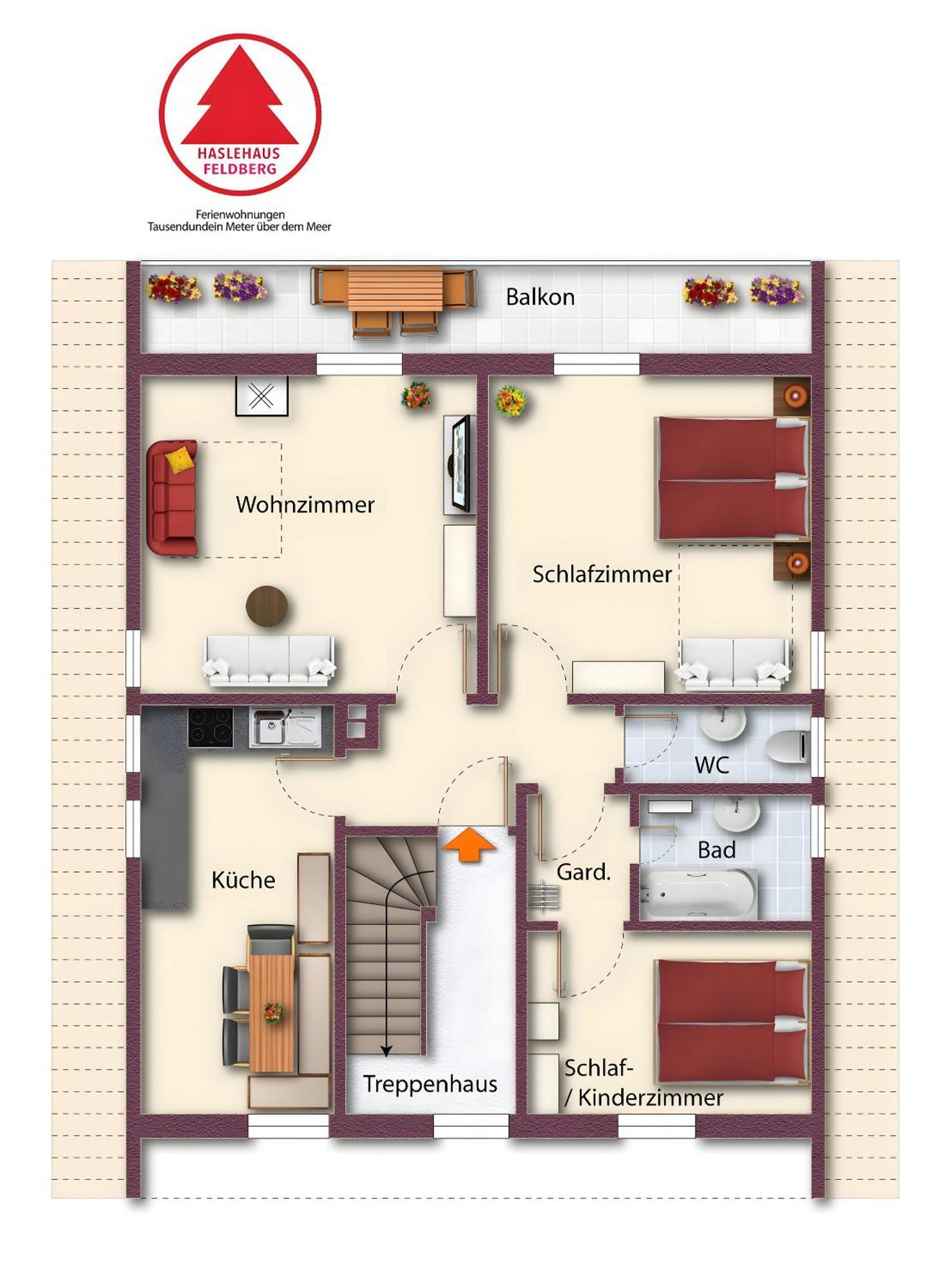 Haslehaus Apartment *